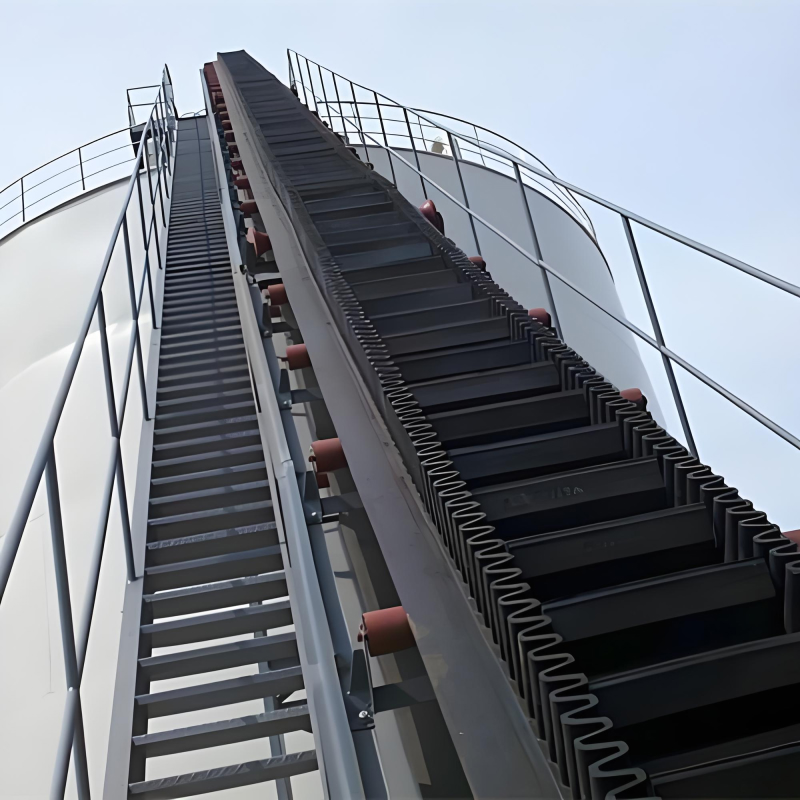 DJ大倾角带式输送机